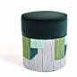 Couture pouf collection by Lorenza Bozzoli | Flodeau.com