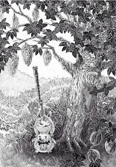HEI CE CE 诡异手绘插画欣赏 鬼怪 诡异插画 插画 手绘 传奇插画 个性插画 