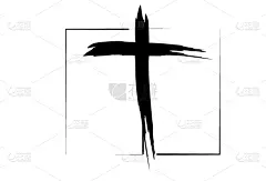 十字形,白色,耶稣十字架,墓地,涂料,矢量,哥特式风格,绘制