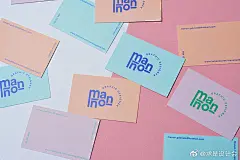 极富视觉冲击力的现代名片设计。#求是爱设计# ​​​​