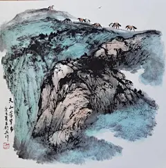 庆祝建党100周年丨新疆美术家协会中国画作品赏析（一）