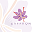 其中包括图片：Saffron Flower Logo