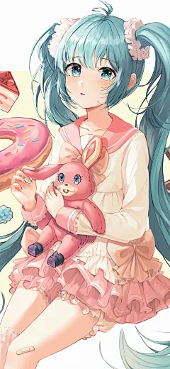 二次元少女  动漫壁纸  初音未来