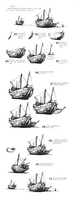 走在光影里的小人儿采集到黑白线稿