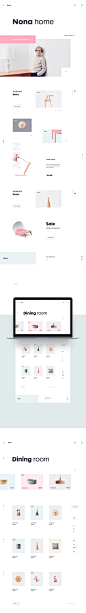 Nona Home E-commerce Website on Behance