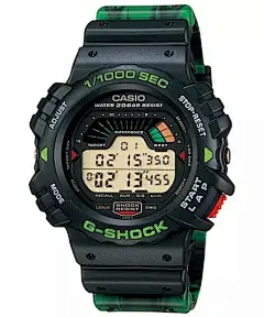     DW-6000D-1：冬季豪华版，因受棒球选手铃木一郎喜爱而成为话题
1993年

G-SHOCK的第一个10年，值此推出G-SHOCK中的唯一，ISO认证的真正潜水表--FROGMAN DW-6300诞生。同年还推出了G-SHOCK10周年纪念豪华款，让当年的粉丝着实兴奋了许久！