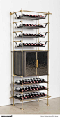 Amuneal: The Collector's Shelving  Custom Brass Wine Storage System