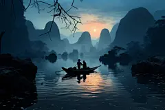 绝美桂林夜景桂林风光