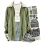 Song: Blink-182 - What's My Age Again?

#coat #fur #sneakers #skirt #denim #stripes 

@polyvore 
@polyvore-editorial