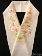 樱花 ，桃花，竹叶 Shirin silk collar Umebaru tomaru pink
