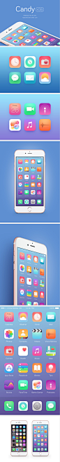 Candy-iOS---Redesign-iOS-9-icons-UI中国-专业界面交互设计平台