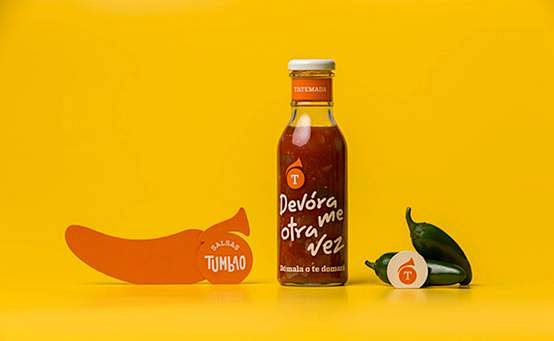 Salsas Tumbao辣椒酱包装设计...