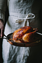 Vanilla Bean Brown Butter Roast Chicken by Eva Kosmas Flores | Adventures in Cooking