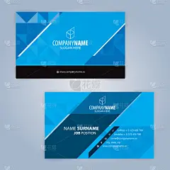 模板,绘画插图,极简构图,矢量,蓝色,名片,黑色,数字10,商务,泰国