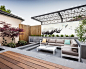 Courtyard envy : Landscape design for this small courtyard was about maximising space. What used to be a tired, small and plain area, has now become a modern outdoor entertaining space to impress! Using levels to
