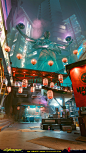 CYBERPUNK 2077 :: Dashi Parade Market, Grusti : My pleasure to present the Dashi Parade Market environment that I build during my work on Cyberpunk 2077 at CD Projekt Red.
It is part of the biggest quest location in the entire game and I had a blast worki