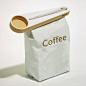 kapu coffee scoop and bag closer