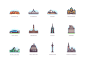 332 Landmarks on Behance