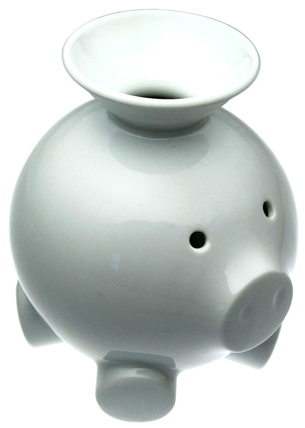 The piggy-bank gets ...