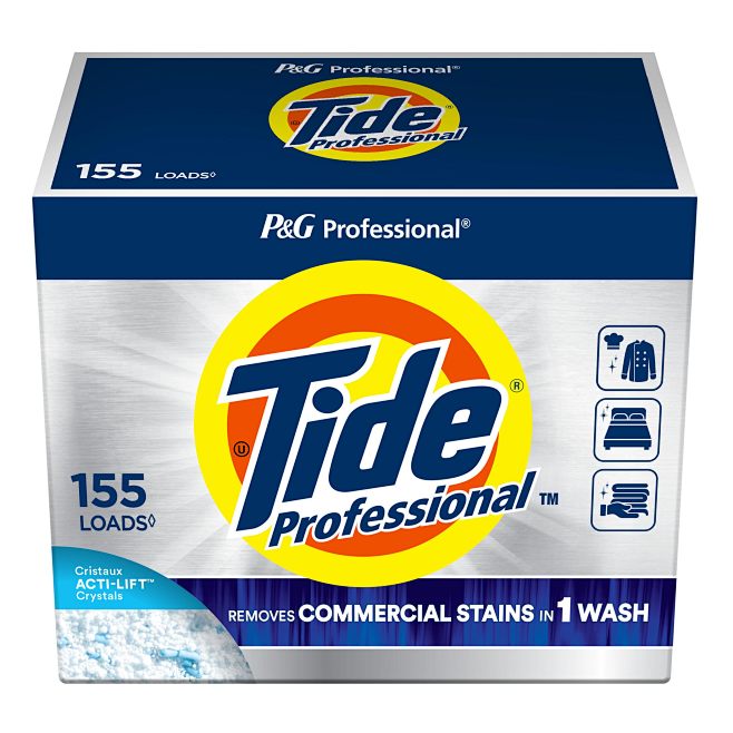 Tide 专业商用洗衣粉,155 次装,...