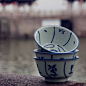 潮州传统手绘蓝花碗