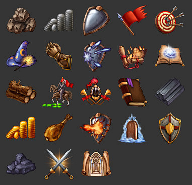 Game icons by Rav3nw...