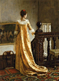 by_Edmund Blair Leighton_3 插画作品欣赏