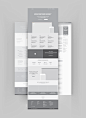 Landing page wireframes