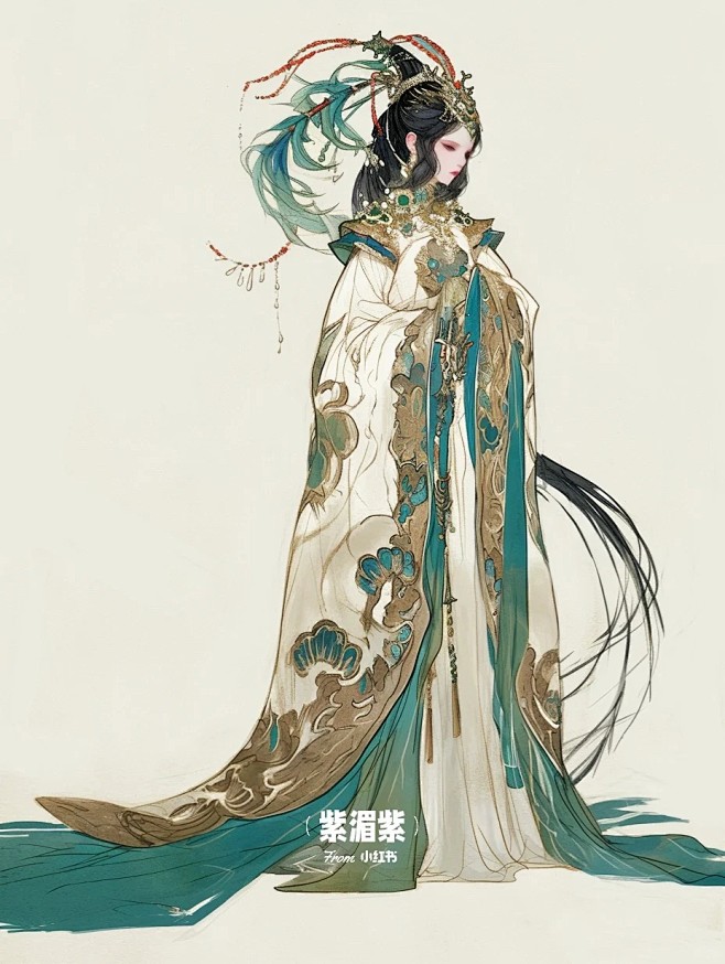 鸟族大祭司 _ 中式美学古装造型-仙侠_5_紫湄紫_来自小红书网页版
