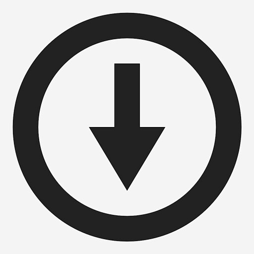 箭头符号圆https88iconcom箭头符号圆环过程导向流向下箭头方向圆形