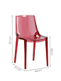 透明彩色椅水晶椅北欧家用椅子欧式简约餐厅椅时尚户外亚克力餐椅-淘宝网
