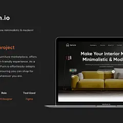 Case Study ui design UX design UI ux Figma Web Design  Website furniture Responsive