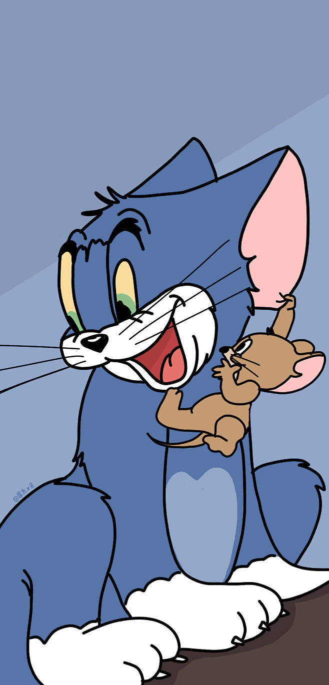 猫和老鼠cp图 漫画图片