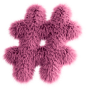 Pink 3D Fluffy Symbol Hash