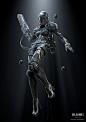 精品CG女性科幻角色4P,微元素,游戏资源,游戏素材,下载,游戏美术www.element3ds.com - E3D