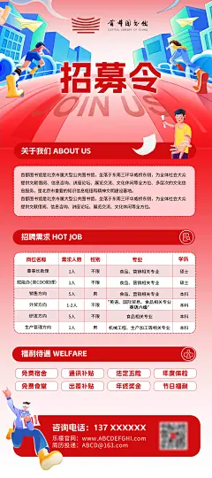 招聘招募宣传海报