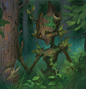 Forest creatures, Dmitry Barbashin : Some random forest creatures, done for training