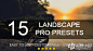 【新提醒】15个专业的风景景观 Lightroom预设15 Pro Landscape Presets - 〖Lightroom大师预设 〗 - 灵感中国社区-专业CG资源分享平台 - Powered by Discuz!