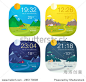 Weather widget design 