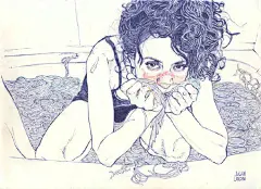 【 阿根廷插画艺术家 Julian Landini 圆珠笔插画】