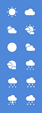 Free Flat Weather Icon Set