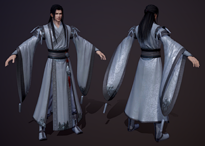 次世代 写实 古代大侠 古装少侠 古风男人 武林 剑客 汉服 剑侠 武侠 大侠 侠客 中国风