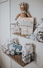 Love these storage shelves | baby nursery design | nursery design | baby's room design | baby room