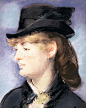 爱德华·马奈的油画人物肖像代表作品高清大图《女模》
