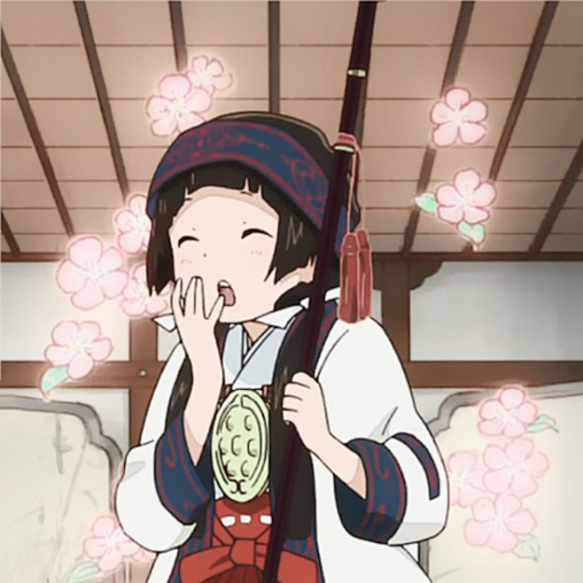 卡通卡通头像动漫女头女头漫头二次元头像个性头像动漫头熊巫女头像