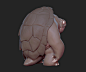 Snapper - Concept Sculpt, Josh Addessi : A concept sculpt of a snapping turtle character for a personal project that I am working on!