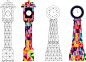 accessories clocks colour geometric ILLUSTRATION  pattern product design  texture time vibrant