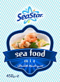 SEASTAR Packaging Design : New Packaging design for seastar sea food range