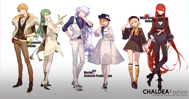 #Fate/GrandOrder FGO・私服デザインⅡ - ASK的插画