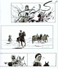 Captain America Joe Johnston Prod Design Rick Heinrichs, Rodolfo Damaggio : Storyboards made for Joe on his Captain America movie, the bike chase was storyboarded by him, I just followed his thumbnails, great stuff lots of fun.